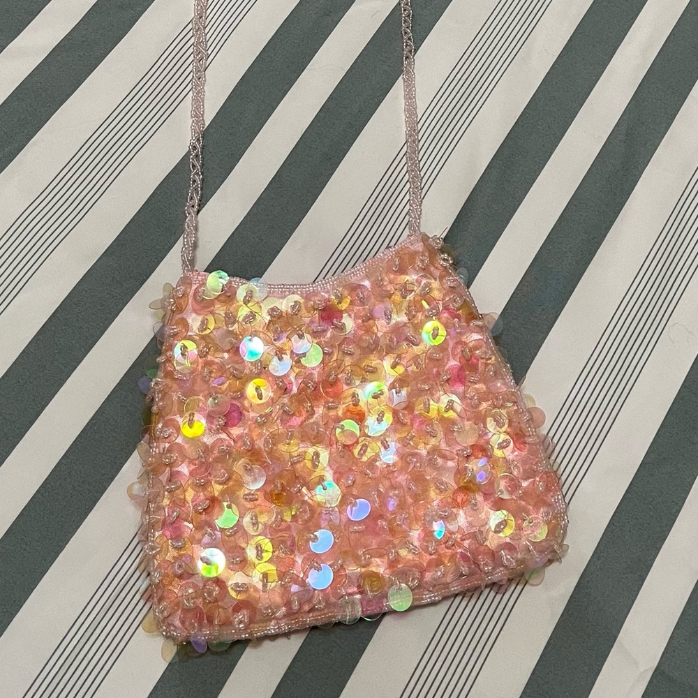 Beautiful iridescent pink bag